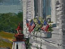 "SEASIDE INN, PORT CLYDE"6 x 8Oil on french panelPainted in July in Port Clyde, Maine. at a wonderful Maine B & B.