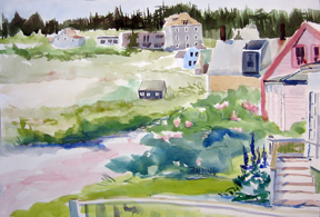 "Carina, Monhegan "WC on Arches 140# HP20x14 unmatted, unframedAVAILABLE FOR YOUR COLLECTION