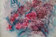 Monhegan Island Spirea watercolor
