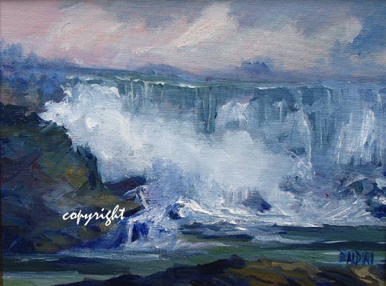 Niagara Falls Collection Of Paintings En Plein Air By American