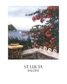 St. Lucia print